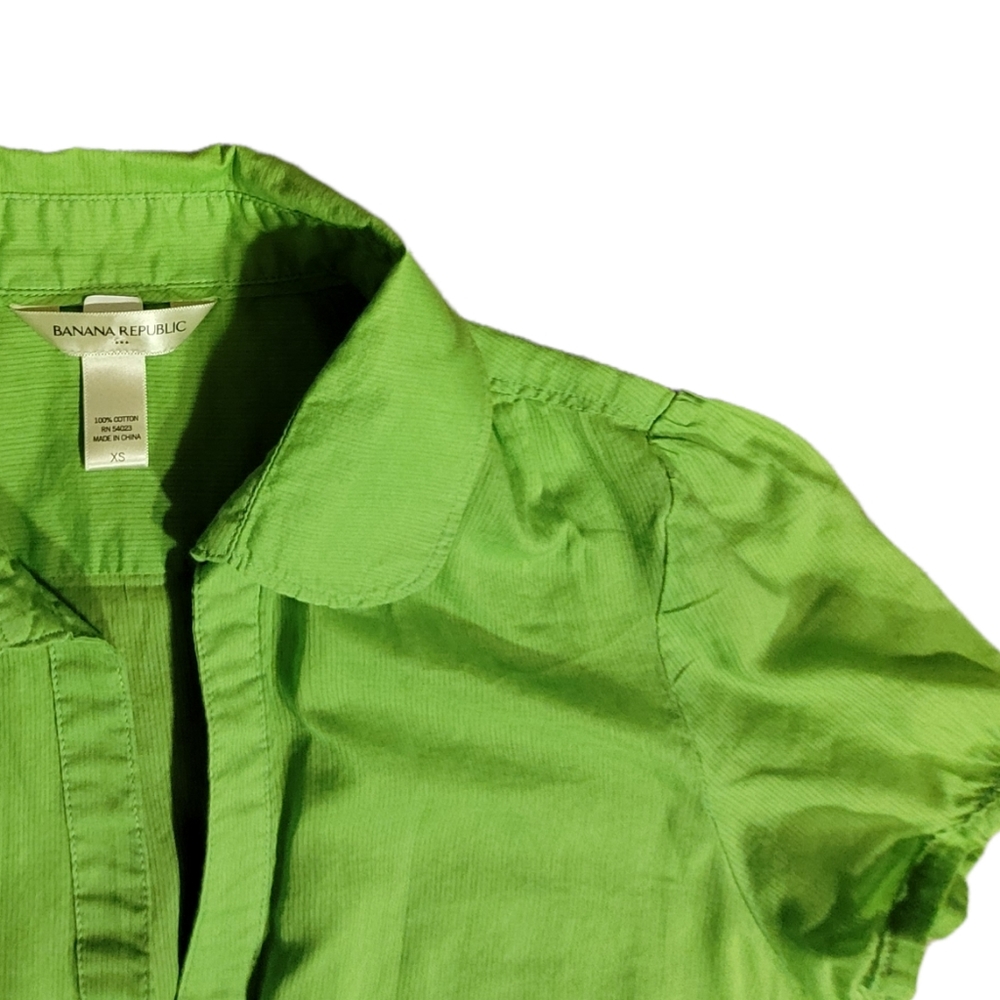 Banana Republic Green Blouse - Picture 2 of 6